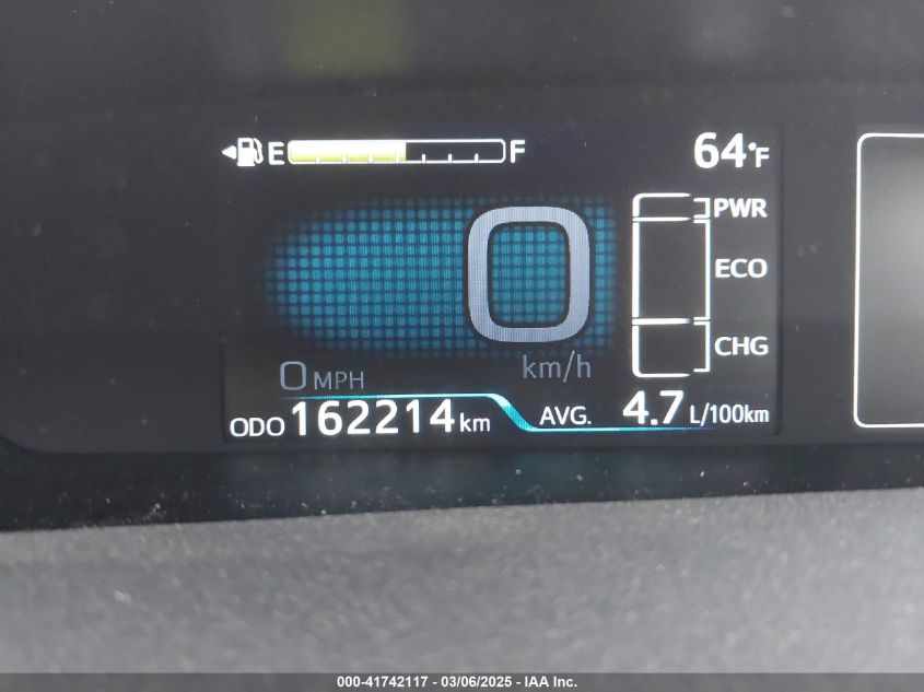 2016 Toyota Prius Three VIN: JTDKARFU2G3526613 Lot: 41742117