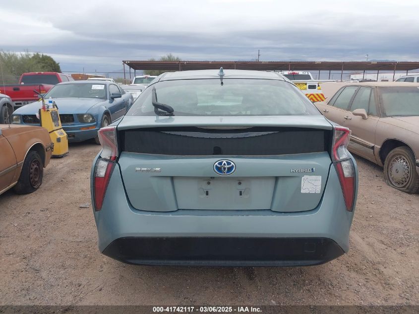 2016 Toyota Prius Three VIN: JTDKARFU2G3526613 Lot: 41742117