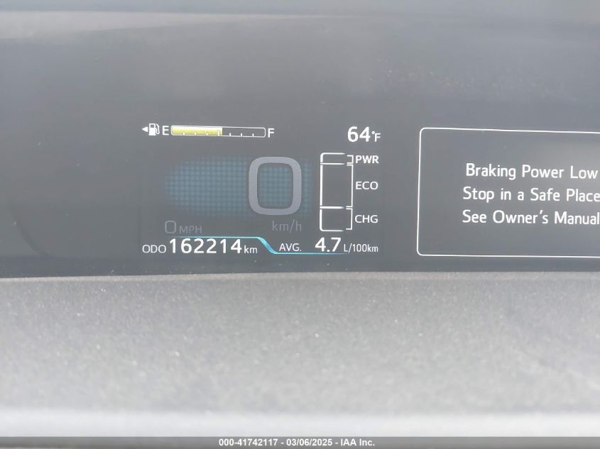 2016 Toyota Prius Three VIN: JTDKARFU2G3526613 Lot: 41742117