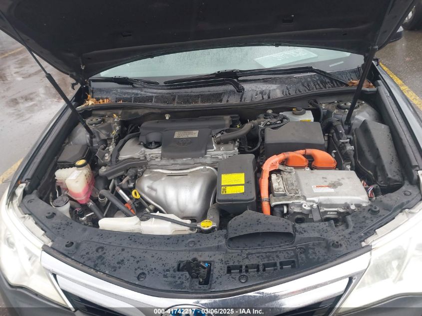 2012 Toyota Camry Hybrid Xle VIN: 4T1BD1FKXCU046696 Lot: 41742217