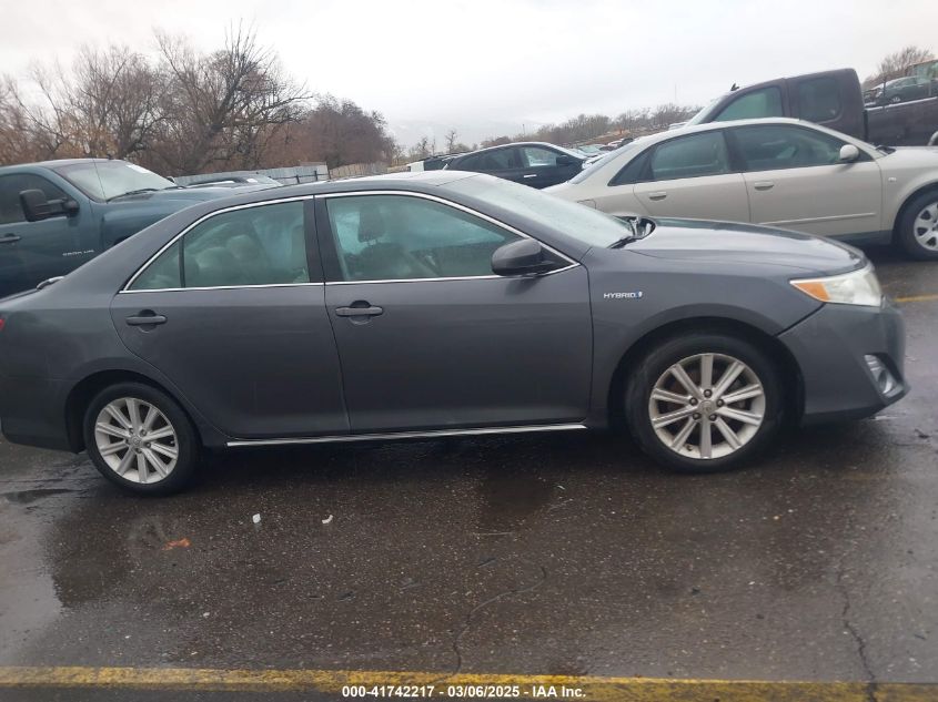 2012 Toyota Camry Hybrid Xle VIN: 4T1BD1FKXCU046696 Lot: 41742217