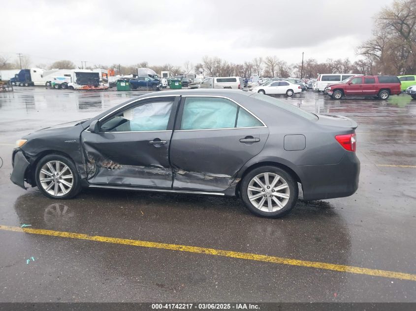 2012 Toyota Camry Hybrid Xle VIN: 4T1BD1FKXCU046696 Lot: 41742217