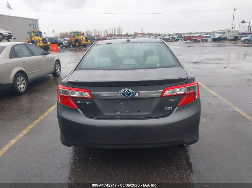 2012 Toyota Camry Hybrid Xle VIN: 4T1BD1FKXCU046696 Lot: 41742217
