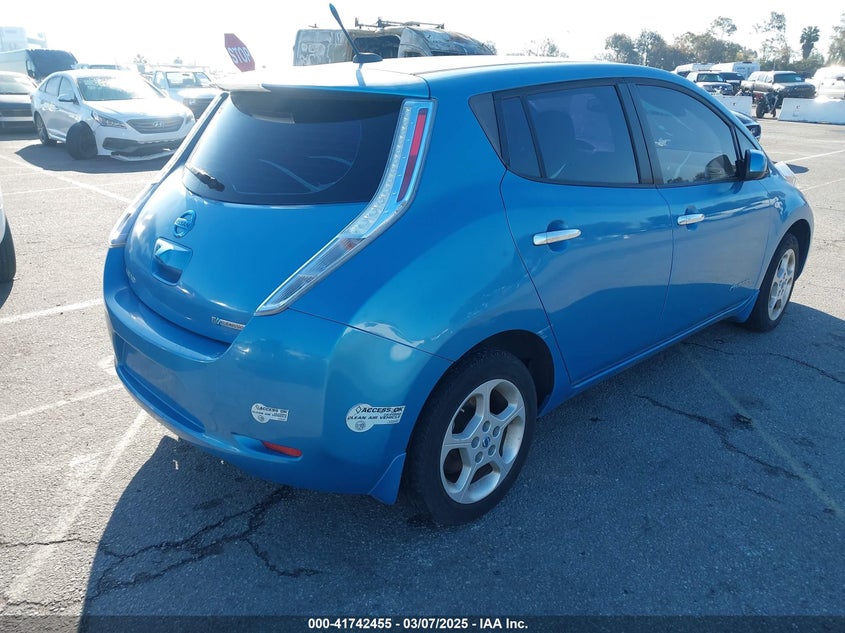 2012 NISSAN LEAF VIN: JN1AZ0CP8CT017041