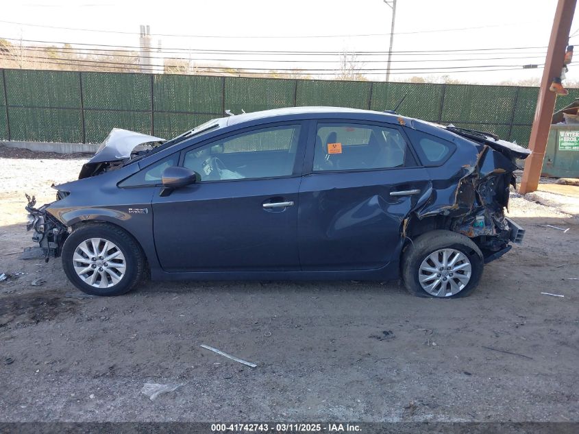 2012 Toyota Prius Plug-In VIN: JTDKN3DP8C3026819 Lot: 41742743