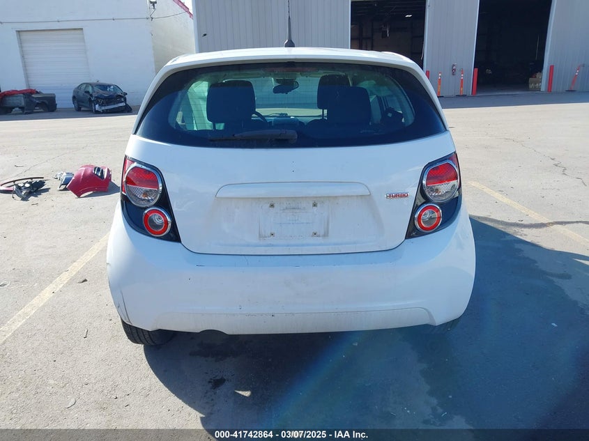 2013 CHEVROLET SONIC LT MANUAL - 1G1JD6SB7D4191708