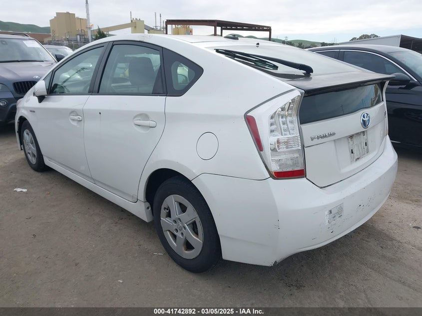 2010 TOYOTA PRIUS VIN: JTDKN3DU6A0108679