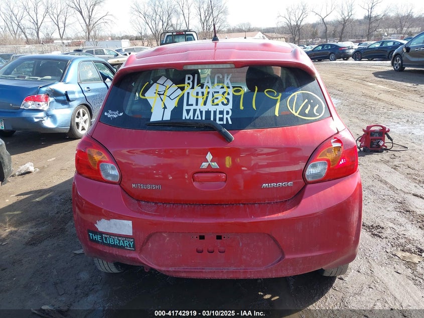 2015 MITSUBISHI MIRAGE VIN: ML32A3HJ7FH042411