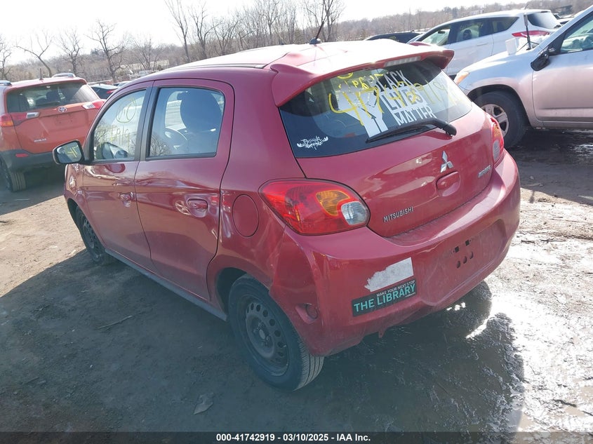 2015 MITSUBISHI MIRAGE VIN: ML32A3HJ7FH042411
