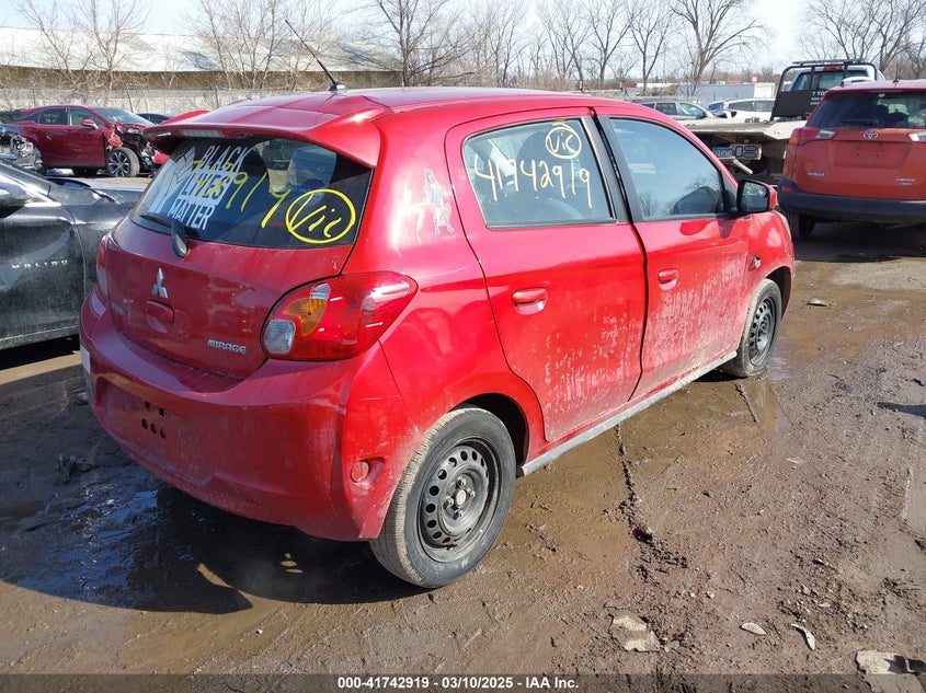 2015 MITSUBISHI MIRAGE VIN: ML32A3HJ7FH042411