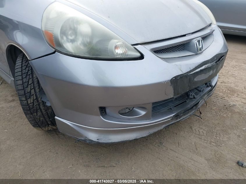 2008 Honda Fit Sport VIN: JHMGD38648S063629 Lot: 41743027