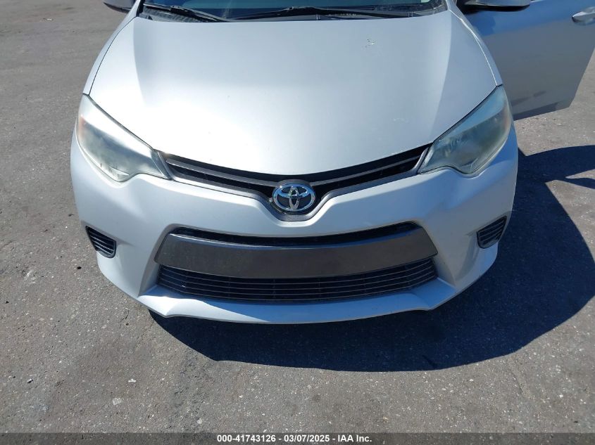 2016 Toyota Corolla Le VIN: 2T1BURHE3GC584069 Lot: 41743126