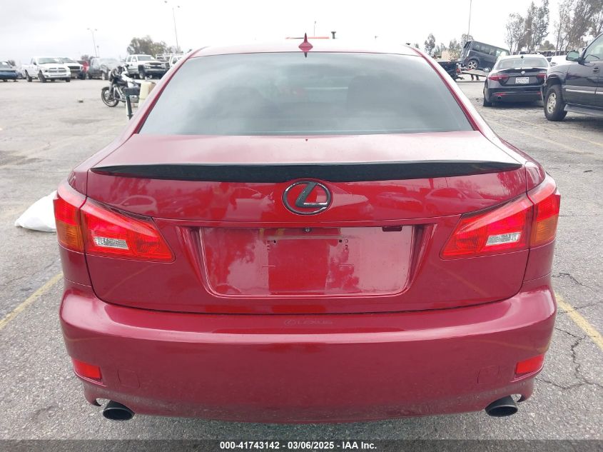 2007 Lexus Is 350 VIN: JTHBE262672011130 Lot: 41743142
