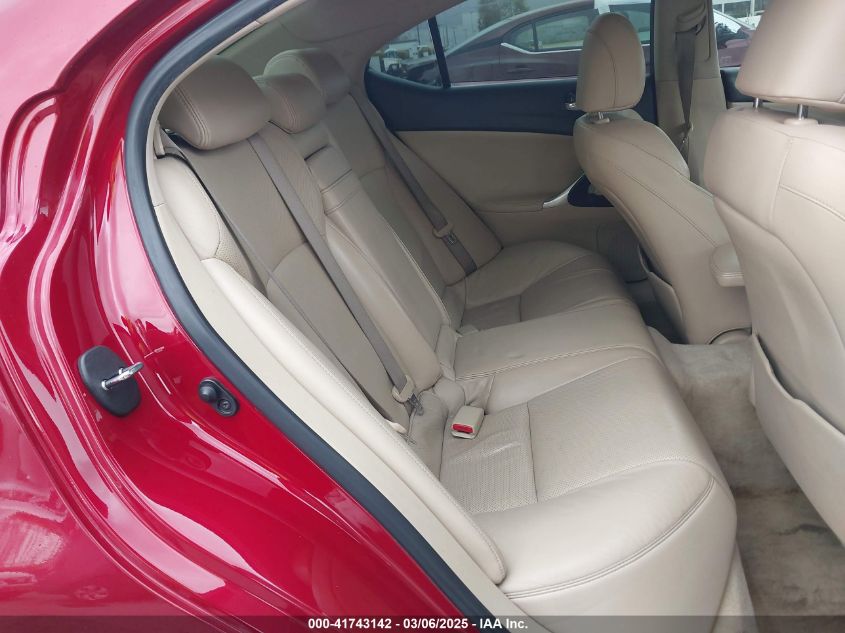 2007 Lexus Is 350 VIN: JTHBE262672011130 Lot: 41743142