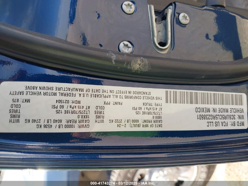 2024 Ram 2500 - 3C6UR5CL5RG238601