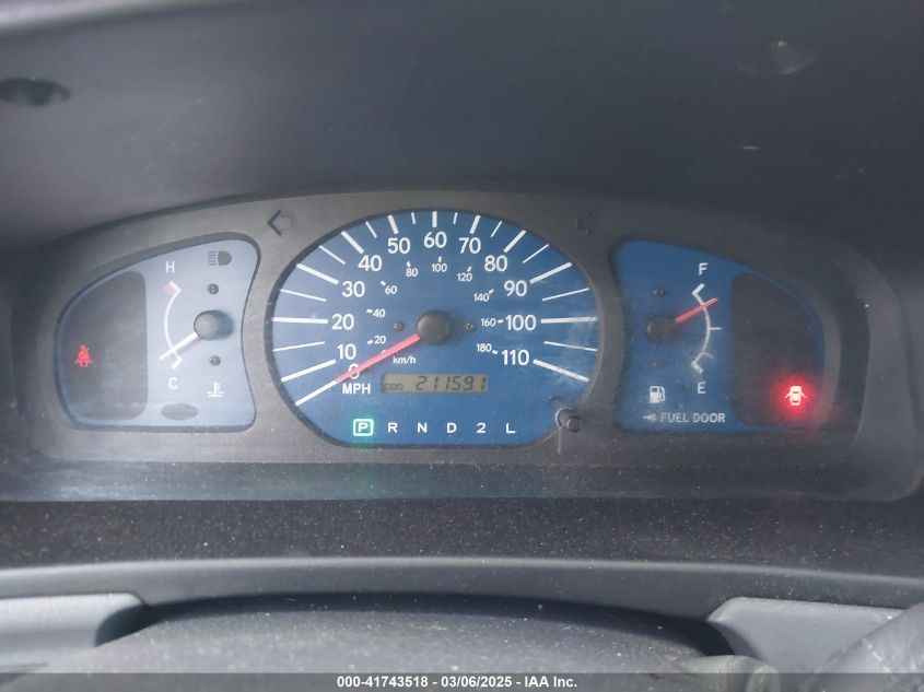 2002 Toyota Sienna Ce VIN: 4T3ZF19C72U474003 Lot: 41743518