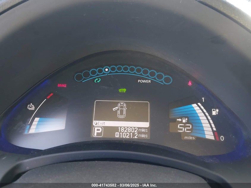2013 NISSAN LEAF VIN: 1N4AZ0CP4DC411849