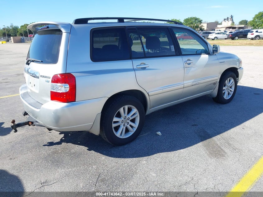 2006 TOYOTA HIGHLANDER VIN: JTEEW21A660011807