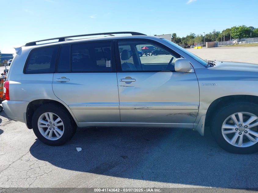 2006 TOYOTA HIGHLANDER VIN: JTEEW21A660011807