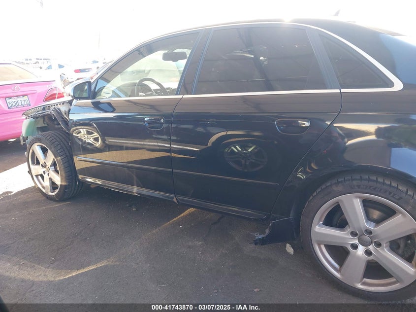 2008 AUDI A4 VIN: WAUAH78E38A159815