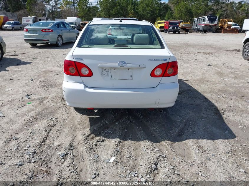 2006 Toyota Corolla Ce/Le/S VIN: 2T1BR30E06C58233 Lot: 41744542