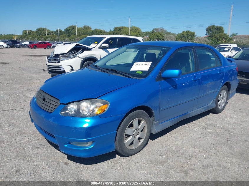 2007 TOYOTA COROLLA VIN: 2T1BR32E87C808735