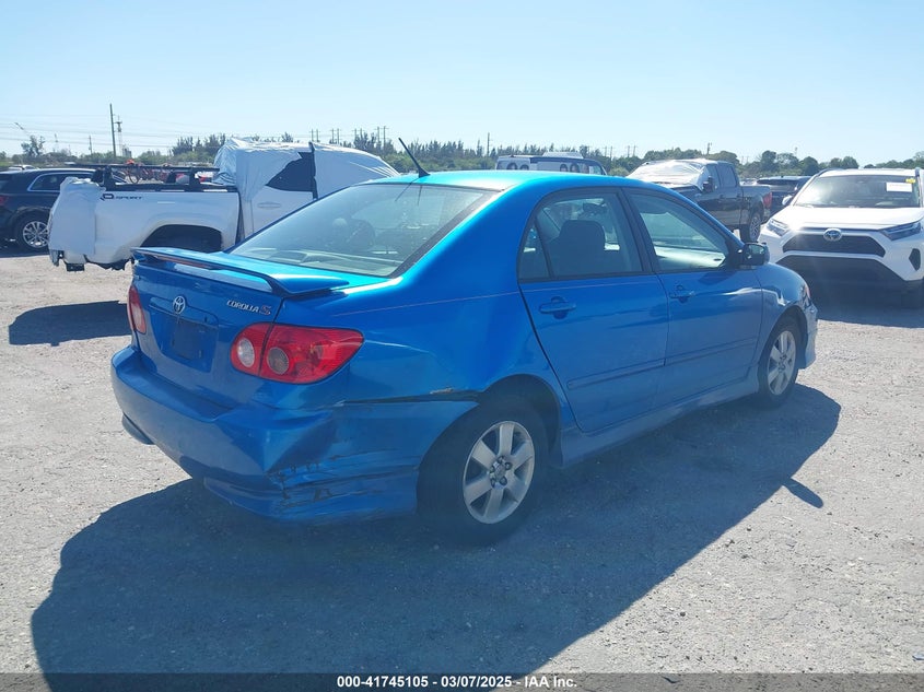 2007 TOYOTA COROLLA VIN: 2T1BR32E87C808735