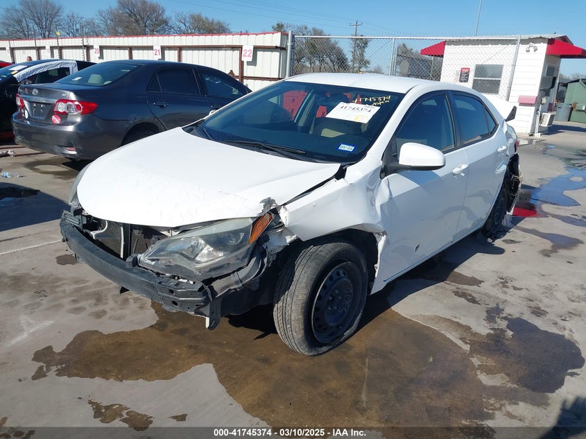 2016 TOYOTA COROLLA VIN: 5YFBURHE5GP452303
