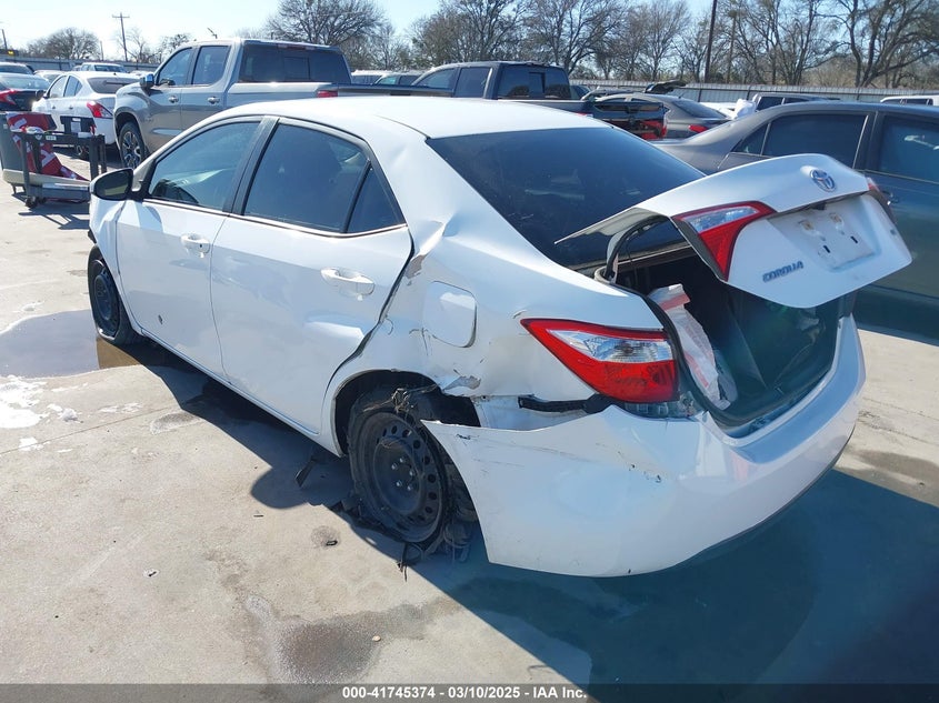 2016 TOYOTA COROLLA VIN: 5YFBURHE5GP452303