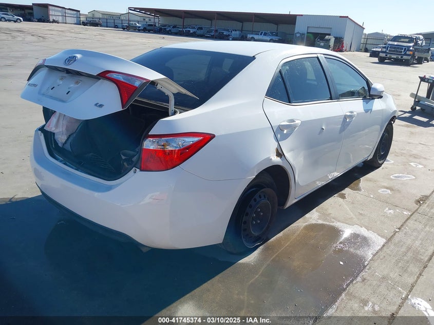 2016 TOYOTA COROLLA VIN: 5YFBURHE5GP452303