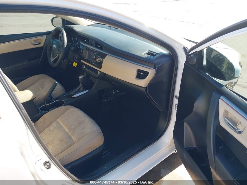 2016 TOYOTA COROLLA VIN: 5YFBURHE5GP452303