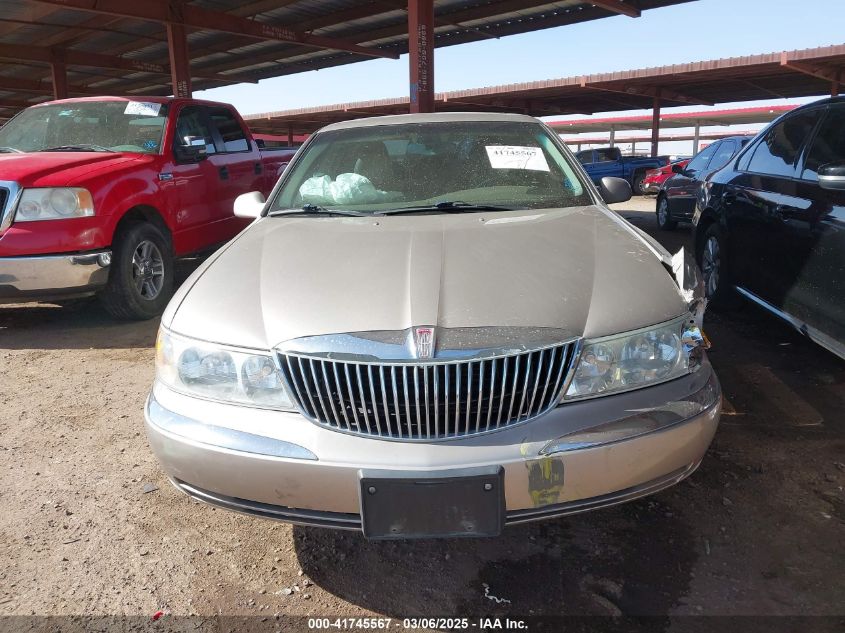 2002 Lincoln Continental VIN: 1LNHM97V62Y696179 Lot: 41745567