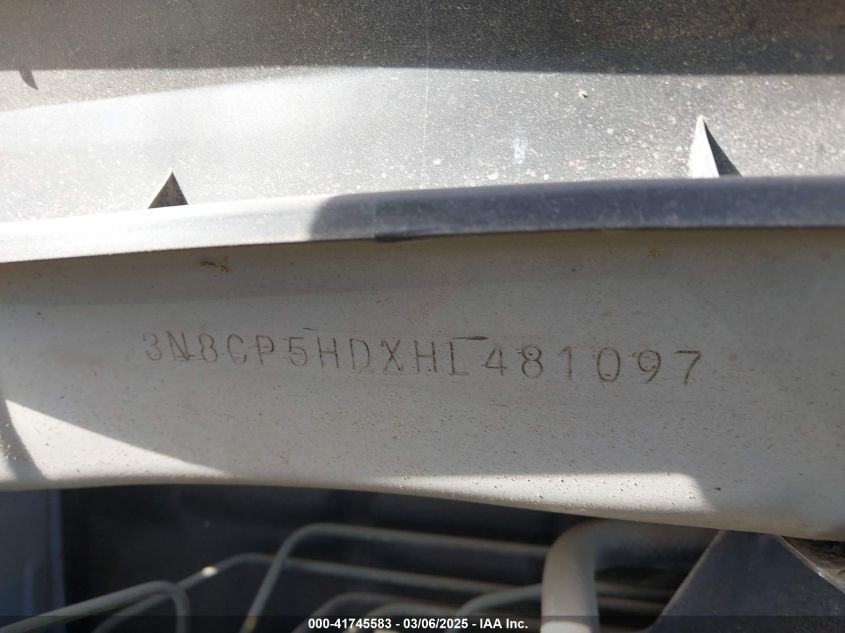 2017 Nissan Kicks VIN: 3N8CP5HDXHL481097 Lot: 41745583