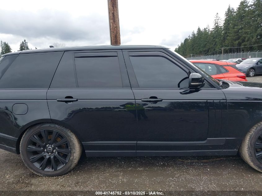 2016 Land Rover Range Rover 3.0L V6 Turbocharged Diesel Td6 VIN: SALGR2KF2GA303053 Lot: 41745752