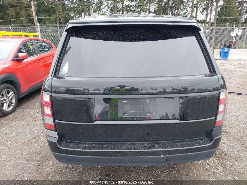 2016 Land Rover Range Rover 3.0L V6 Turbocharged Diesel Td6 VIN: SALGR2KF2GA303053 Lot: 41745752