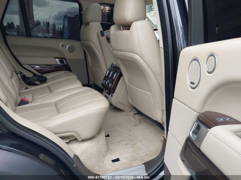 2016 Land Rover Range Rover 3.0L V6 Turbocharged Diesel Td6 VIN: SALGR2KF2GA303053 Lot: 41745752