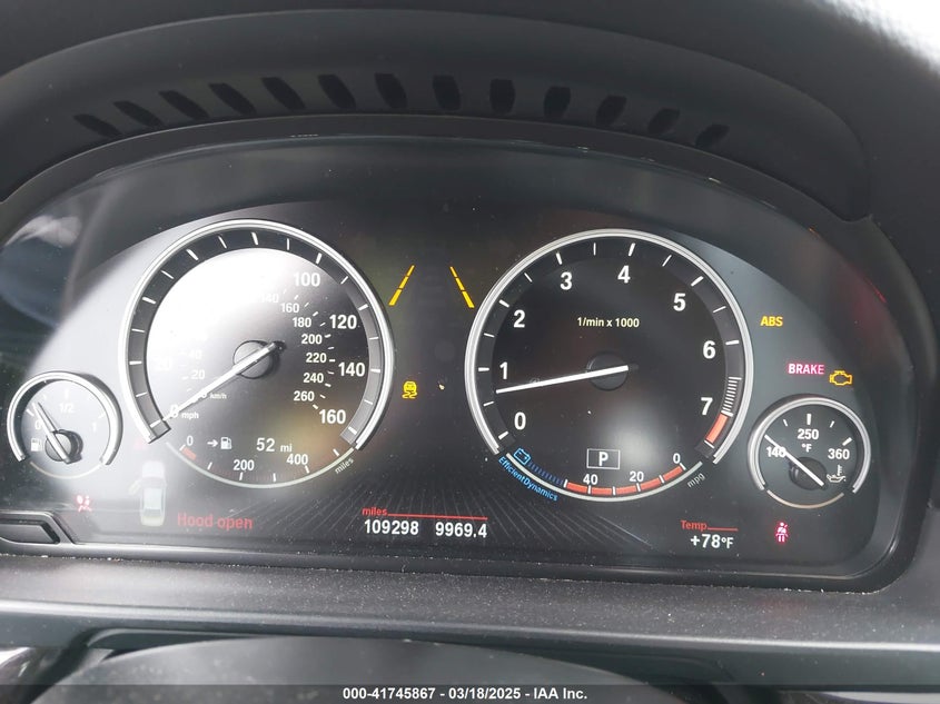 2016 BMW 535I VIN: WBA5B1C5XGG552651 Lot: 41745867