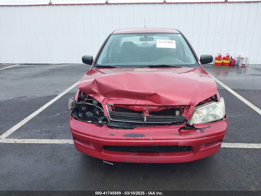 2003 Mitsubishi Lancer Es VIN: JA3AJ26E13U107196 Lot: 41745889