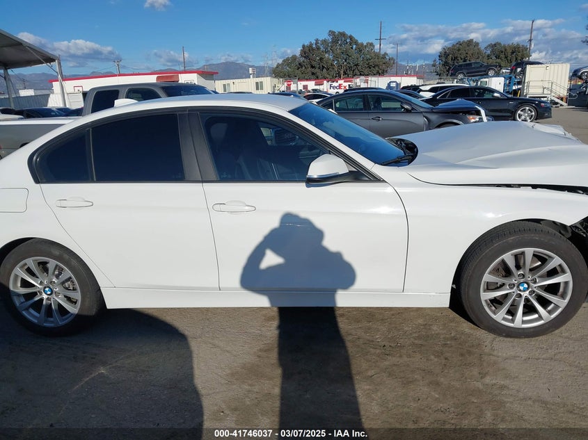 2016 BMW 320I VIN: WBA8E1G53GNU11981