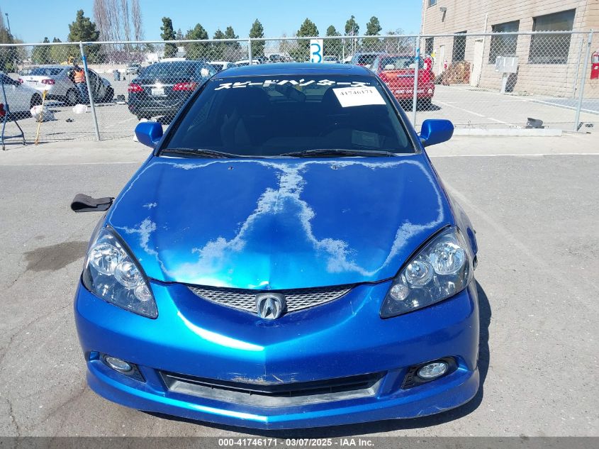 2005 Acura Rsx VIN: JH4DC53865S012333 Lot: 41746171
