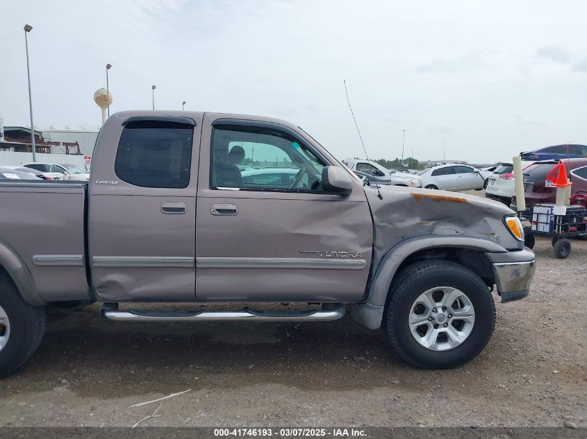 2002 Toyota Tundra Ltd V8 VIN: 5TBRT38192S309195 Lot: 41746193