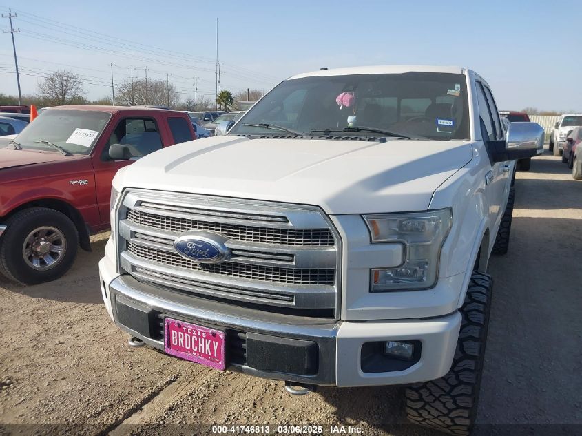 2017 Ford F-150 Platinum VIN: 1FTEW1EF6HFB51909 Lot: 41746813