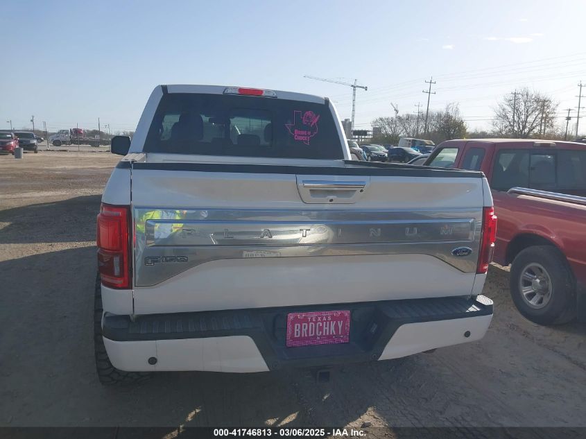 2017 Ford F-150 Platinum VIN: 1FTEW1EF6HFB51909 Lot: 41746813