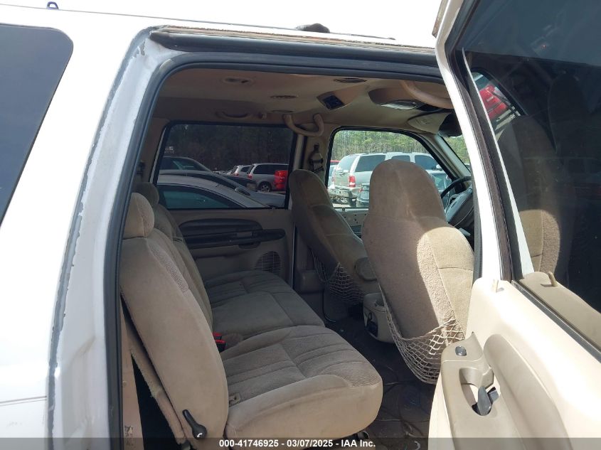 2000 Ford Excursion Xlt VIN: 1FMNU40S0YED92586 Lot: 41746925