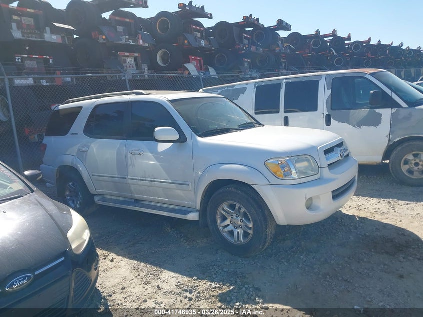 2006 TOYOTA SEQUOIA VIN: 5TDZT38A76S281653