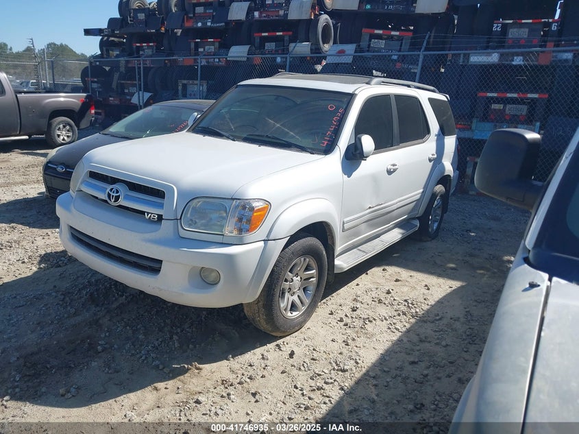 2006 TOYOTA SEQUOIA VIN: 5TDZT38A76S281653