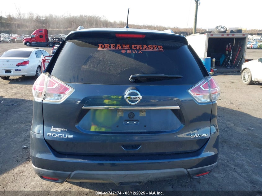 2016 NISSAN ROGUE SV - KNMAT2MV9GP662786