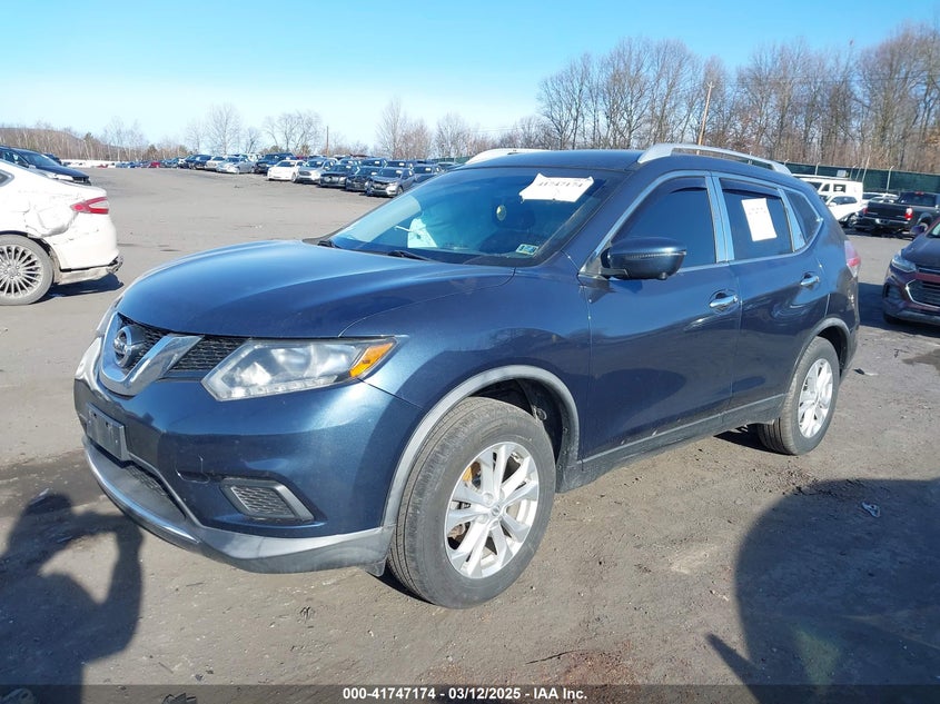 2016 NISSAN ROGUE SV - KNMAT2MV9GP662786