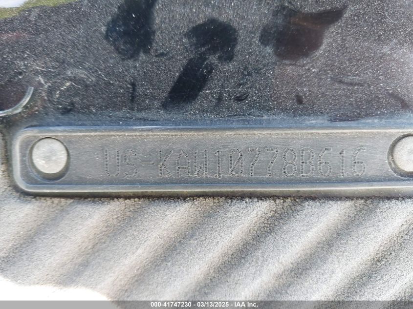 2016 Kawasaki Stx-15F VIN: 00000KAW10778B616 Lot: 41747230