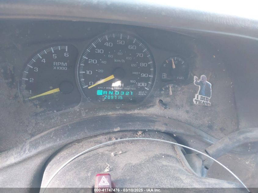 2001 Chevrolet Silverado 2500Hd Lt VIN: 1GCHK29U91E204072 Lot: 41747476